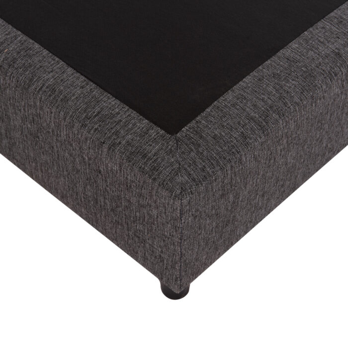 ΥΠΟΣΤΡΩΜΑ/ΚΡΕΒΑΤΙ KING-SIZE FB921218 ΓΚΡΙ ΥΦΑΣΜΑ--ΓΙΑ 180x200εκ. - Image 4