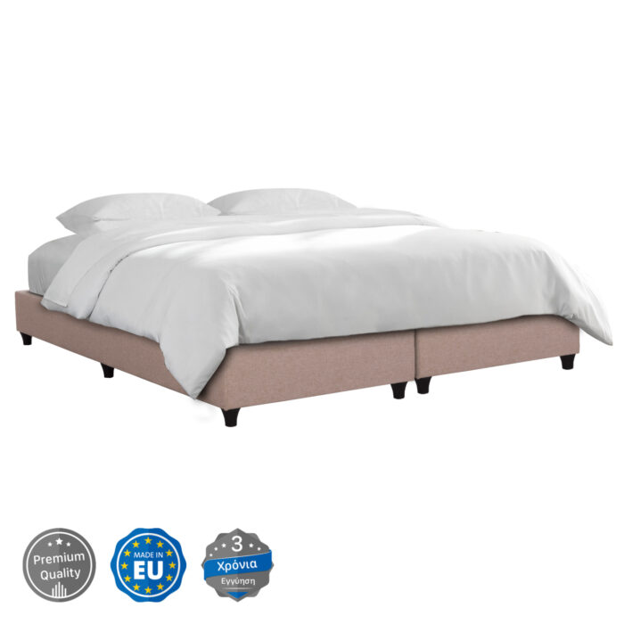ΥΠΟΣΤΡΩΜΑ/ΚΡΕΒΑΤΙ KING-SIZE FB921218.01 ΜΠΕΖ ΥΦΑΣΜΑ--ΓΙΑ 180x200εκ. - Image 1
