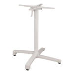 ΒΑΣΗ ΑΛΟΥΜΙΝΙΟΥ FB9459.02 ΛΕΥΚΟ ΜΑΤ 69Χ69Χ73Υεκ. ΜΕ ΕΠΙΦΑΝΕΙΑ 48Χ48εκ. - Image 3