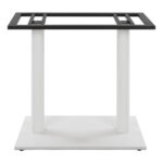 ΒΑΣΗ ΜΕΤΑΛΛΙΚΗ ΔΙΠΛΗ ΛΕΥΚΗ ΜΑΤ 80Χ40Χ72Υεκ. ΜΕ ΡΕΓΟΥΛΑΤΟΡΟΥΣ FB9435.12 - Image 3