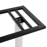 ΒΑΣΗ ΜΕΤΑΛΛΙΚΗ ΔΙΠΛΗ ΛΕΥΚΗ ΜΑΤ 80Χ40Χ72Υεκ. ΜΕ ΡΕΓΟΥΛΑΤΟΡΟΥΣ FB9435.12 - Image 4