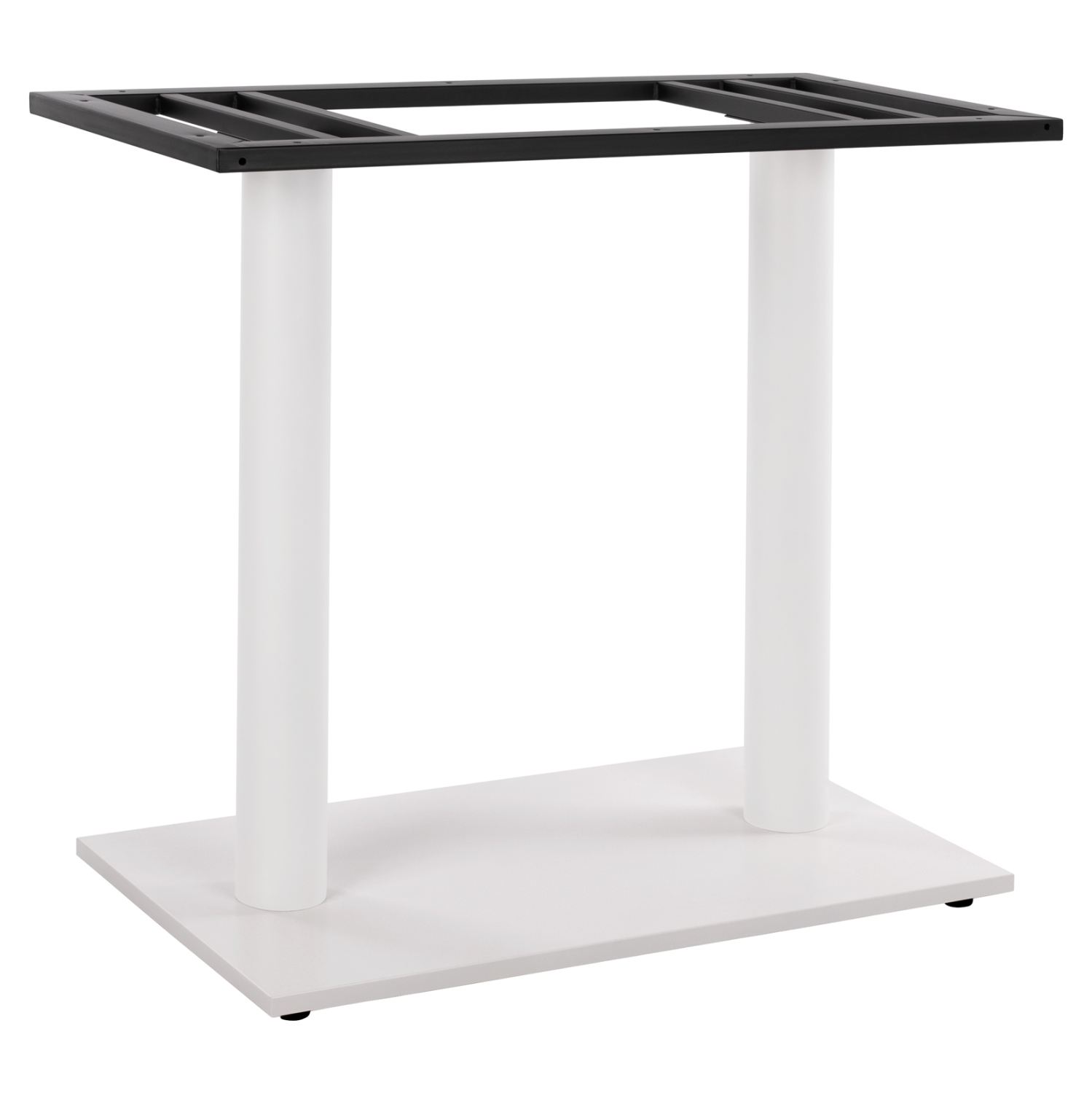 basi-metalliki-dipli-leyki-mat-80ch40ch7 ΒΑΣΗ ΜΕΤΑΛΛΙΚΗ ΔΙΠΛΗ ΛΕΥΚΗ ΜΑΤ 80Χ40Χ72Υεκ. ΜΕ ΡΕΓΟΥΛΑΤΟΡΟΥΣ FB9435.12 - Image 1