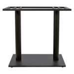 ΒΑΣΗ ΜΕΤΑΛΛΙΚΗ ΔΙΠΛΗ ΜΑΥΡΗ 80Χ40Χ72Υεκ. ΜΕ ΡΕΓΟΥΛΑΤΟΡΟΥΣ FB9435 - Image 3