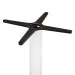 ΒΑΣΗ ΜΕΤΑΛΛΙΚΗ ΛΕΥΚΗ ΜΑΤ 46Χ46Χ72εκ. ΜΕ ΣΤΑΥΡΟ 46Χ46 ΚΑΙ ΡΕΓΟΥΛΑΤΟΡΟΥΣ FB9438.02 - Image 4