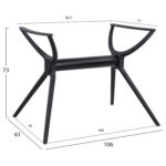 ΒΑΣΗ ΠΟΛΥΠΡΟΠΥΛΕΝΙΟΥ ΜΑΥΡΗ FB9463.01 ΓΙΑ ΕΠΙΦΑΝΕΙΑ 120Χ80 - Image 2