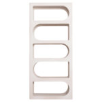 ΒΙΒΛΙΟΘΗΚΗ FB918062 MDF ΣΕ ΥΠΟΛΕΥΚΟ ΧΡΩΜΑ 80x38x180Yεκ. - Image 3