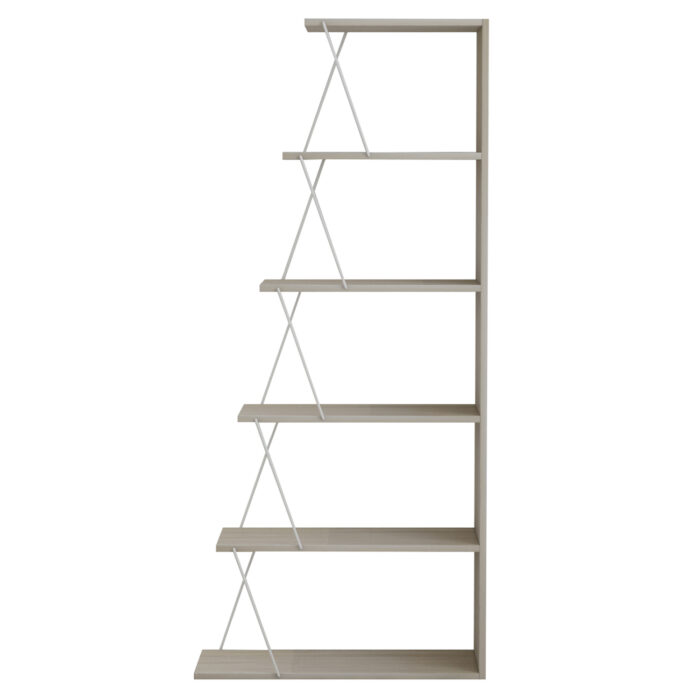 ΒΙΒΛΙΟΘΗΚΗ ΜΕΛΑΜΙΝΗΣ SONOMA ΛΕΥΚΟ FB92241.11 65x22-24x146Υεκ. - Image 3