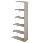 ΒΙΒΛΙΟΘΗΚΗ ΜΕΛΑΜΙΝΗΣ SONOMA ΛΕΥΚΟ FB92241.11 65x22-24x146Υεκ. - Image 4