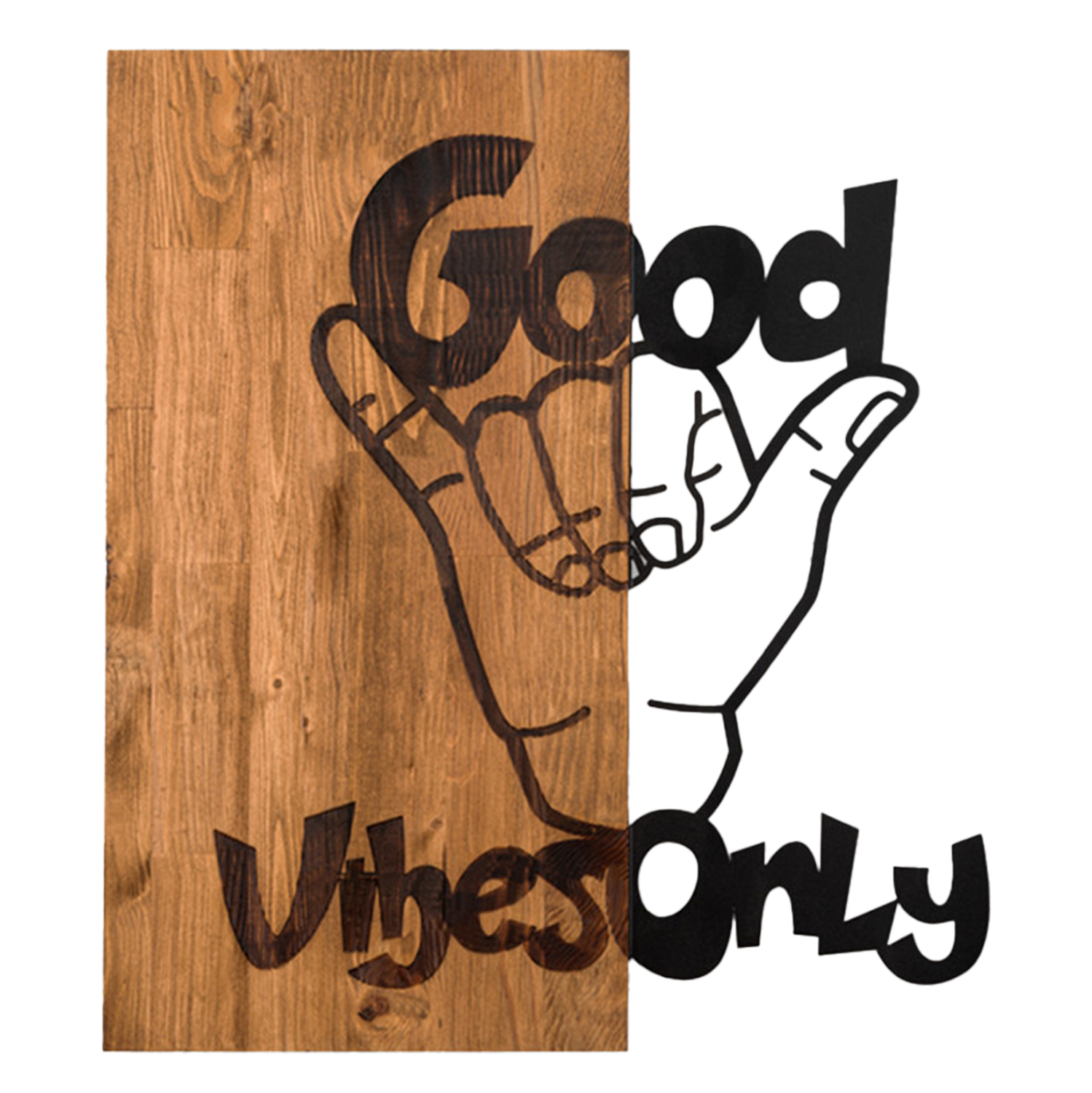 diakosmitiko-toichoy-fb94810-metallo-se- ΔΙΑΚΟΣΜΗΤΙΚΟ ΤΟΙΧΟΥ FB94810-ΜΕΤΑΛΛΟ ΣΕ ΜΑΥΡΟ-ΞΥΛΟ 50x3(βάθος)x58Υεκ. - Image 1