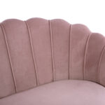 ΚΑΝΑΠΕΣ 2ΘΕΣΙΟΣ FB98627.02 ΑΠΟ ΒΕΛΟΥΔΟ ΣΑΠΙΟ ΜΗΛΟ & ΧΡΥΣΑ ΠΟΔΙΑ 130x81x86εκ. - Image 6