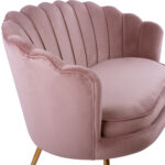 ΚΑΝΑΠΕΣ 2ΘΕΣΙΟΣ FB98627.02 ΑΠΟ ΒΕΛΟΥΔΟ ΣΑΠΙΟ ΜΗΛΟ & ΧΡΥΣΑ ΠΟΔΙΑ 130x81x86εκ. - Image 8