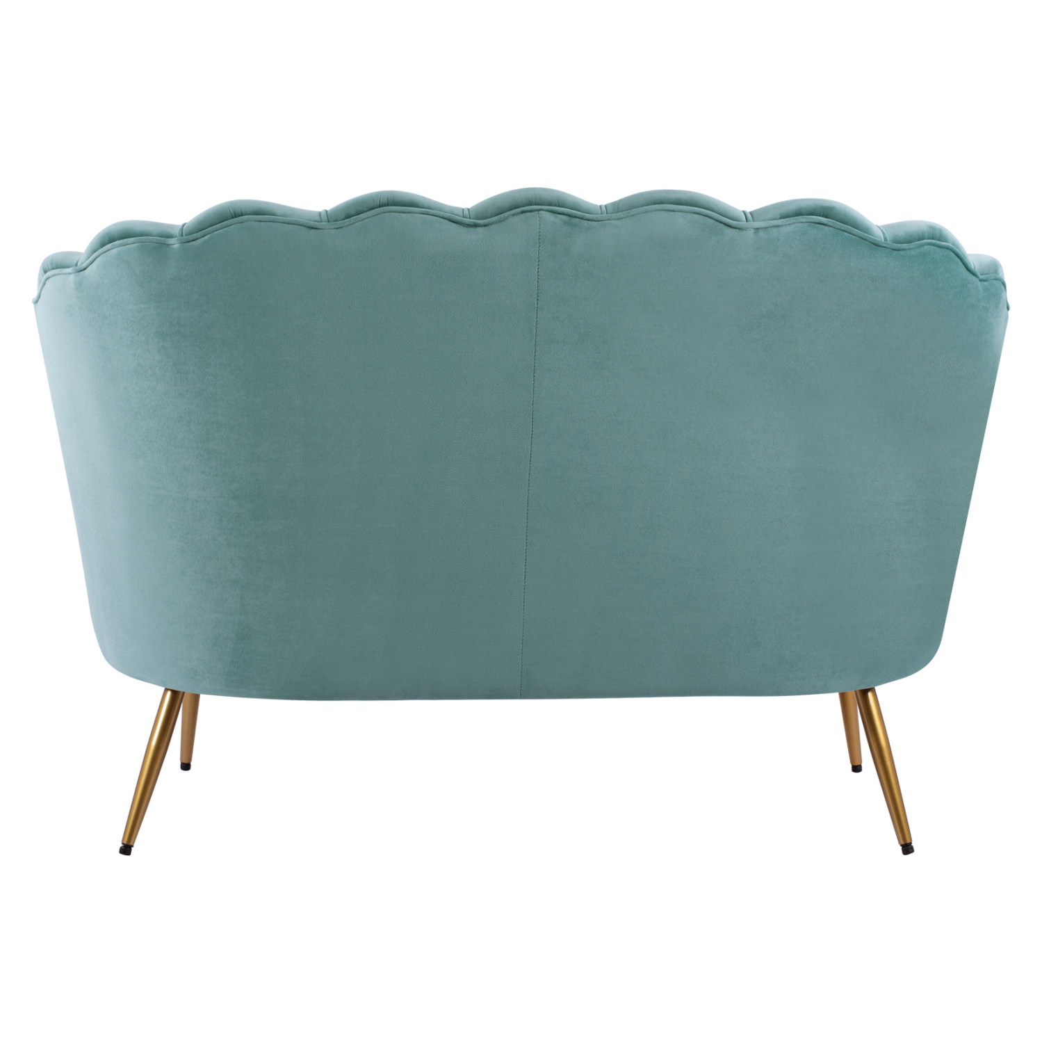 kanapes-2thesios-fb9862707-apo-fystiki-b-3 ΚΑΝΑΠΕΣ 2ΘΕΣΙΟΣ FB98627.07 ΑΠΟ ΦΥΣΤΙΚΙ ΒΕΛΟΥΔΟ ΜΕ ΧΡΥΣΑ ΠΟΔΙΑ 130x81x86Υ εκ. - Image 4