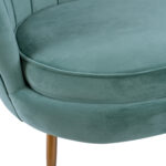 ΚΑΝΑΠΕΣ 2ΘΕΣΙΟΣ FB98627.07 ΑΠΟ ΦΥΣΤΙΚΙ ΒΕΛΟΥΔΟ ΜΕ ΧΡΥΣΑ ΠΟΔΙΑ 130x81x86Υ εκ. - Image 6