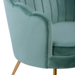 ΚΑΝΑΠΕΣ 2ΘΕΣΙΟΣ FB98627.07 ΑΠΟ ΦΥΣΤΙΚΙ ΒΕΛΟΥΔΟ ΜΕ ΧΡΥΣΑ ΠΟΔΙΑ 130x81x86Υ εκ. - Image 7