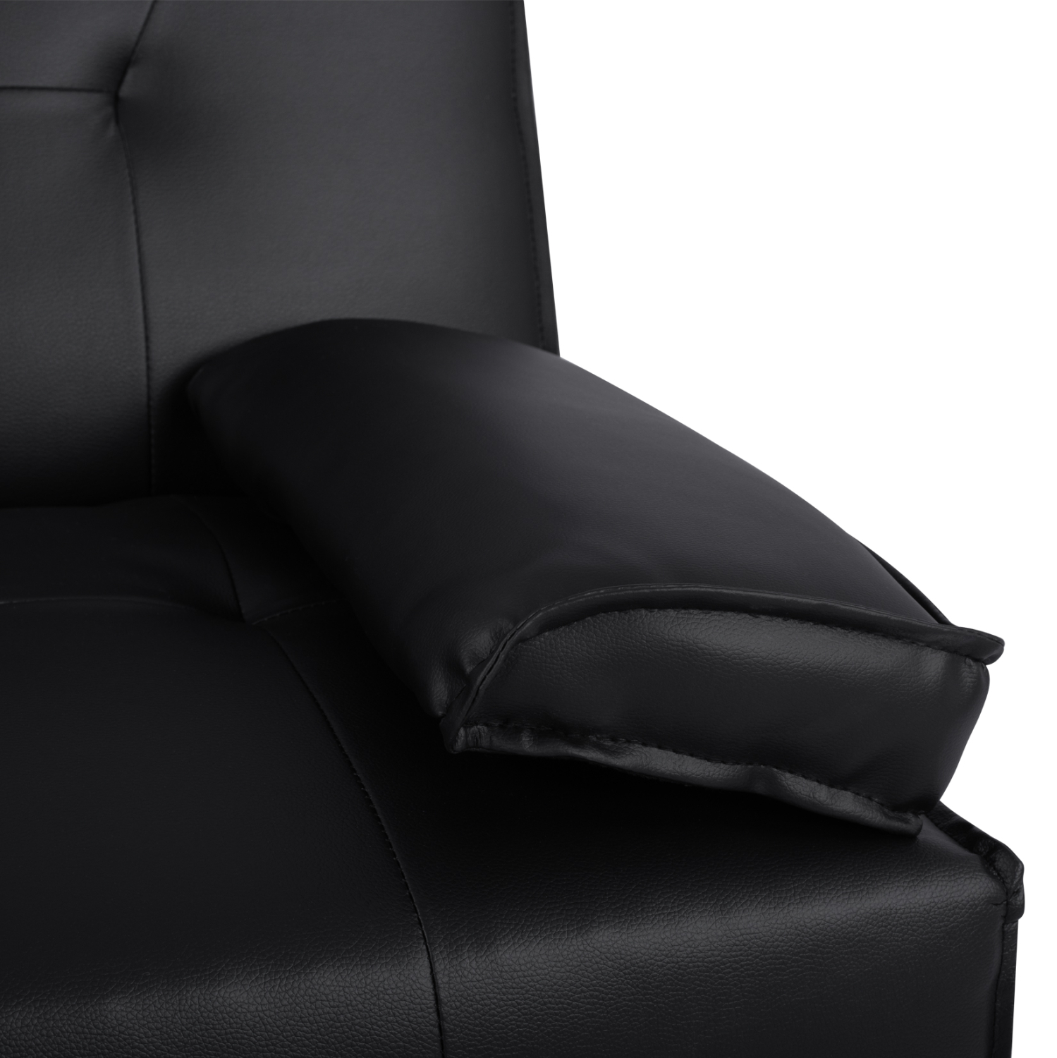 kanapes-krebati-me-mayro-pu-165x765x79-e-8 ΚΑΝΑΠΕΣ ΚΡΕΒΑΤΙ ΜΕ ΜΑΥΡΟ PU 165x76,5x79 εκ ΚΑΙ ΠΤΥΣΣΟΜΕΝΟ ΜΠΡΑΤΣΟ FB93157.01 - Image 9