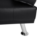 ΚΑΝΑΠΕΣ ΚΡΕΒΑΤΙ ΜΕ ΜΑΥΡΟ PU 165x76,5x79 εκ ΚΑΙ ΠΤΥΣΣΟΜΕΝΟ ΜΠΡΑΤΣΟ FB93157.01 - Image 10