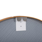 ΚΑΘΡΕΠΤΗΣ ΤΟΙΧΟΥ FB94498.30 ΠΛΑΙΣΙΟ ΣΤΡΟΓΓΥΛΟ ΑΛΟΥΜΙΝΙΟΥ ΧΡΥΣΟ Φ80εκ - Image 6