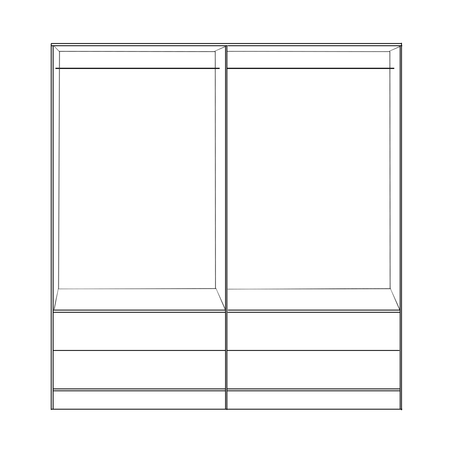 ntoylapa-4fylli-me-4-syrtaria-fb921257-m-2 ΝΤΟΥΛΑΠΑ 4ΦΥΛΛΗ ME 4 ΣΥΡΤΑΡΙΑ FB921257 ΜΕΛΑΜΙΝΗ ΛΕΥΚΟ-ΣΟΝΑΜΑ 160x42,5x180,5Υεκ - Image 3