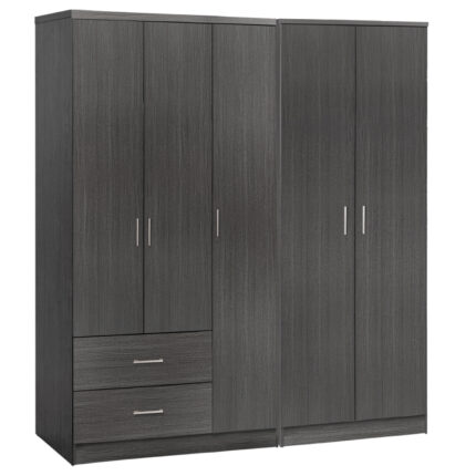 ΝΤΟΥΛΑΠΑ 5ΦΥΛΛΗ FB921234.01 ΜΕΛΑΜΙΝΗ ΧΡΩΜΑ ZEBRANO 150x42.5x181Υεκ