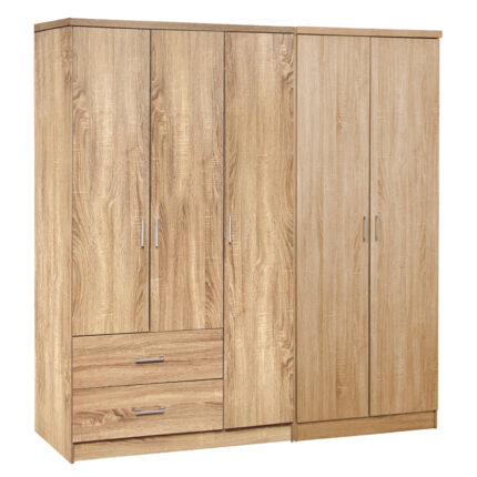 ΝΤΟΥΛΑΠΑ 5ΦΥΛΛΗ FB921234.02 ΜΕΛΑΜΙΝΗ ΧΡΩΜΑ SONAMA 150x42.5x181Υεκ