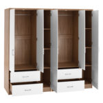 ΝΤΟΥΛΑΠΑ 6ΦΥΛΛΗ FB921236.02 ΜΕΛΑΜΙΝΗ SONAMA & ΛΕΥΚΟ 180x42,5Χ181Υεκ. - Image 3