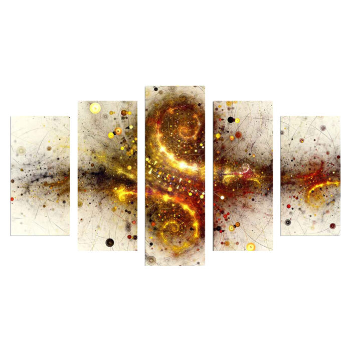 ΠΕΝΤΑΠΤΥΧΟΣ ΠΙΝΑΚΑΣ MDF EXPLOSION FB97206.07 100X60x0,3 εκ. - Image 1
