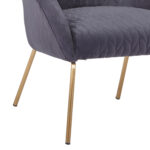 ΠΟΛΥΘΡΟΝΑ ΒΕΛΟΥΔΟ ΓΚΡΙ ΚΑΙ ΜΕΤΑΛΛΙΚΑ ΠΟΔΙΑ FB98549.01 80X76X75Y εκ. - Image 8