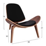 ΠΟΛΥΘΡΟΝΑ FB91128.01 ΚΑΡΥΔΙ ΜΕ ΜΑΥΡΟ ΜΑΞΙΛΑΡΙ PU 89x83x76Yεκ. - Image 2