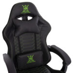 ΠΟΛΥΘΡΟΝΑ GAMING FB91204 ΜΑΥΡΟ-ΠΡΑΣΙΝΟ PVC & NYLON 60x60x120Υεκ. - Image 8