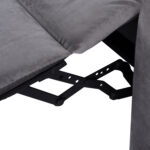 ΠΟΛΥΘΡΟΝΑ ΓΚΡΙ ΒΕΛΟΥΔΟ ΜΕ ΜΗΧΑΝΙΣΜΟ ΑΝΑΚΛΙΣΗΣ FB90122.10 80x92x102Υ εκ. - Image 9