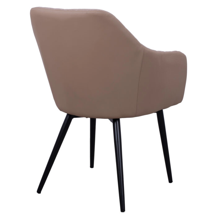 ΠΟΛΥΘΡΟΝΑΚΙ FB98522.07 ΜΕ ΥΦΑΣΜΑ ΜΠΕΖ & PU ΜΠΕΖ 57x63x83Υ εκ. - Image 5