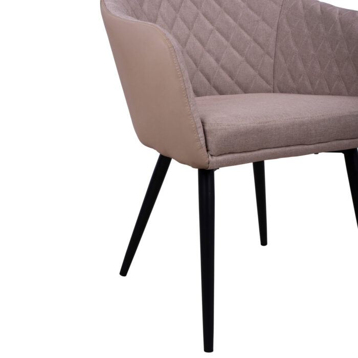 ΠΟΛΥΘΡΟΝΑΚΙ FB98522.07 ΜΕ ΥΦΑΣΜΑ ΜΠΕΖ & PU ΜΠΕΖ 57x63x83Υ εκ. - Image 9