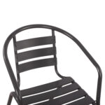 ΣΕΤ 3ΤΜΧ ΜΕ ΤΡΑΠΕΖΙ 70Χ70Χ72Υ & ΠΟΛΥΘΡΟΝΕΣ ΓΚΡΙ ΧΡΩΜΑ FB910469 - Image 7