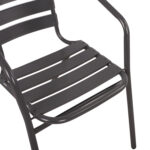 ΣΕΤ 3ΤΜΧ ΜΕ ΤΡΑΠΕΖΙ 70Χ70Χ72Υ & ΠΟΛΥΘΡΟΝΕΣ ΓΚΡΙ ΧΡΩΜΑ FB910469 - Image 8