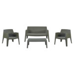 ΣΕΤ LOUNGE 4ΤΜΧ FB921275.05 DARK OLIVE GREEN ΠΟΛΥΠΡΟΠΥΛΕΝΙΟ