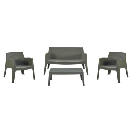 ΣΕΤ LOUNGE 4ΤΜΧ FB921275.05 DARK OLIVE GREEN ΠΟΛΥΠΡΟΠΥΛΕΝΙΟ