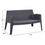 ΣΕΤ LOUNGE 4ΤΜΧ FB921275.10 ΓΚΡΙ ΠΟΛΥΠΡΟΠΥΛΕΝΙΟ - Image 4