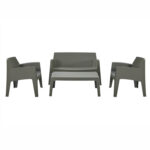ΣΕΤ ΣΑΛΟΝΙ ΕΞ.ΧΩΡΟΥ 4ΤΜΧ FB921268.05 DARK OLIVE GREEN ΠΟΛΥΠΡΟΠΥΛΕΝΙΟ - Image 2