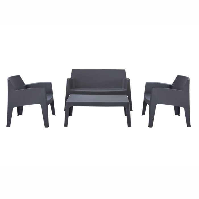 ΣΕΤ ΣΑΛΟΝΙ ΕΞ.ΧΩΡΟΥ 4ΤΜΧ SLEEK FB921268.10 ΓΚΡΙ ΠΟΛΥΠΡΟΠΥΛΕΝΙΟ - Image 2