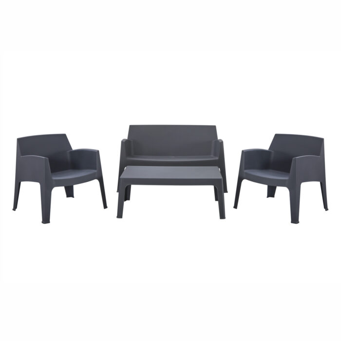 ΣΕΤ ΣΑΛΟΝΙ ΕΞ.ΧΩΡΟΥ 4ΤΜΧ SLEEK FB921268.10 ΓΚΡΙ ΠΟΛΥΠΡΟΠΥΛΕΝΙΟ - Image 1