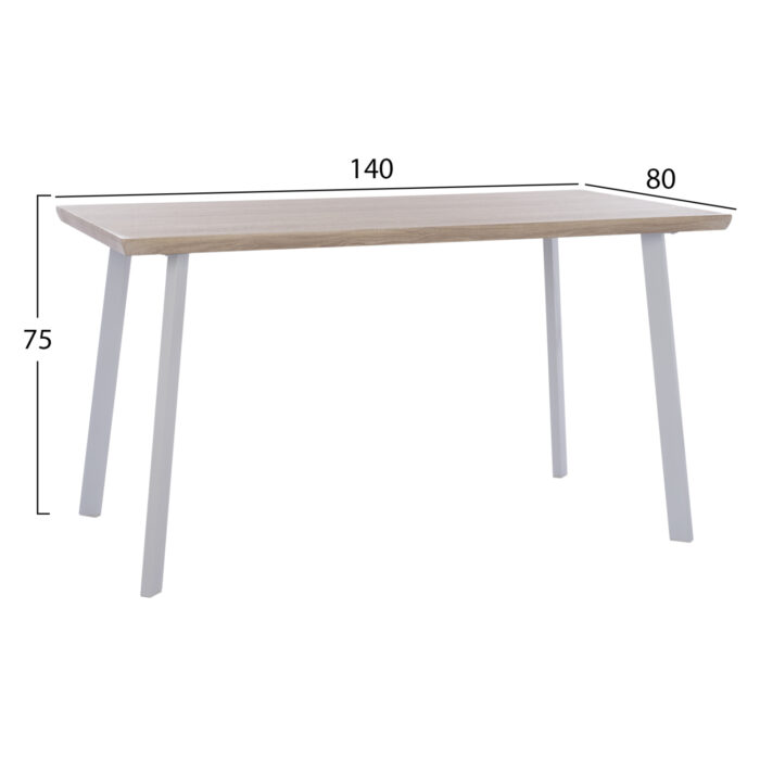 ΣΕΤ ΤΡΑΠΕΖΑΡΙΑΣ 5ΤΜΧ FB910634 MDF TOP ΣΕ SONAMA--ΛΕΥΚΕΣ ΚΑΡΕΚΛΕΣ - Image 2