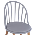 ΣΚΑΜΠΟ ΜΠΑΡ ΜΕ ΜΕΤΑΛΛΙΚΑ ΠΟΔΙΑ FB98580.10 ΣΕ ΓΚΡΙ ΧΡΩΜΑ 47X57X113Υ εκ. - Image 7