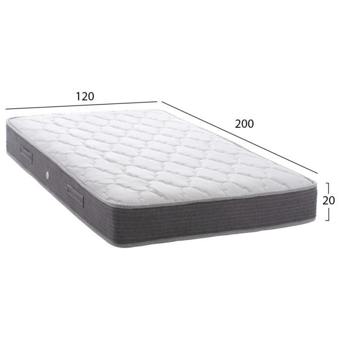 ΣΤΡΩΜΑ DREAMTOPIA ΣΕΙΡΑ LULLABY ALOE VERA FB9655.120 BONNELL SPRING 120x200x20Y εκ. - Image 2