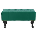 ΤΑΜΠΟΥΡΕ T.CHESTERFIELD FB9226.03 ΚΥΠΑΡΙΣΣΙ ΒΕΛΟΥΔΟ-ΜΑΥΡΑ ΠΟΔΙΑ 80x45x40Υεκ - Image 3