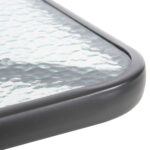 ΤΡΑΠΕΖΙ ΕΞΩΤ.ΧΩΡΟΥ FB95036.01 ΜΕΤΑΛΛΟ ΓΚΡΙ- ΓΥΑΛΙΝΗ ΕΠΙΦΑΝΕΙΑ 70Χ70Χ72Υεκ - Image 5