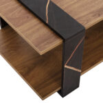 ΤΡΑΠΕΖΙ ΣΑΛΟΝΙΟΥ FB98950.12 ΜΕΛΑΜΙΝΗ ΣΕ ΦΥΣΙΚΟ-ΜΑΥΡΟ ΜΑΡΜΑΡΟ 80Χ50Χ35Υεκ. - Image 10