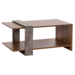 ΤΡΑΠΕΖΙ ΣΑΛΟΝΙΟΥ FB98950.13 ΜΕΛΑΜΙΝΗ ΣΕ ΦΥΣΙΚΟ-ΓΚΡΙ ΠΕΤΡΑ 80Χ50Χ35Υ εκ. - Image 6