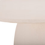 ΤΡΑΠΕΖΙ ΤΡΑΠΕΖΑΡΙΑΣ ΣΤΡΟΓΓΥΛΟ FB918154.02 FIBER CEMENT ΛΕΥΚΟ--Φ119,5x75,5Υεκ. - Image 10