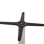 ΒΑΣΗ ΑΛΟΥΜΙΝΙΟΥ 4ΝΥΧΗ 66Χ66X69Υεκ. ΜΕ ΣΤΑΥΡΟ 45Χ45εκ. FB9448.01 ΧΡΩΜΙΟΥ - Image 6