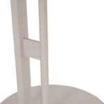 ΒΟΗΘΗΤΙΚΟ ΤΡΑΠΕΖΙ ΟΒΑΛ FB918328 MDF SONAMA--ΜΕΤΑΛΛΟ ΛΕΥΚΟ 50x50x51Υεκ. - Image 9